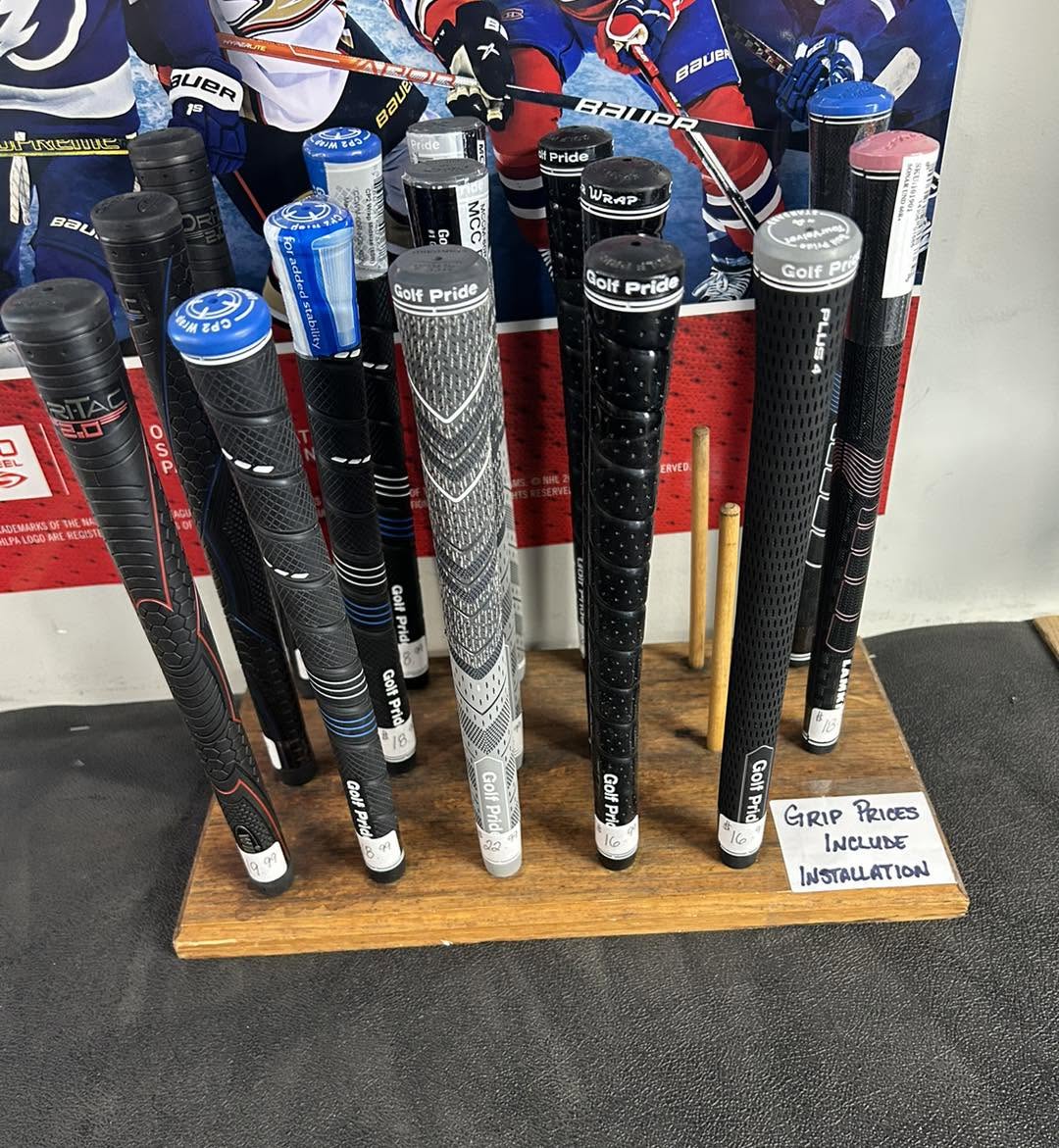 Golf grips & repairs at Skate Tech